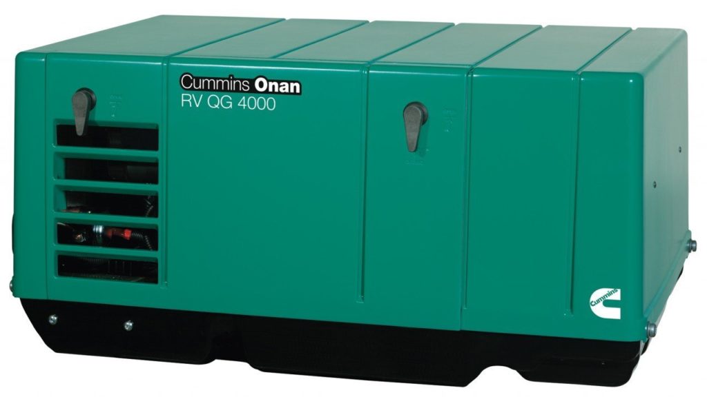 Cummins Onan 4KW QG 4000 Single Phase Gasoline RV Mobile 40A Generator ...