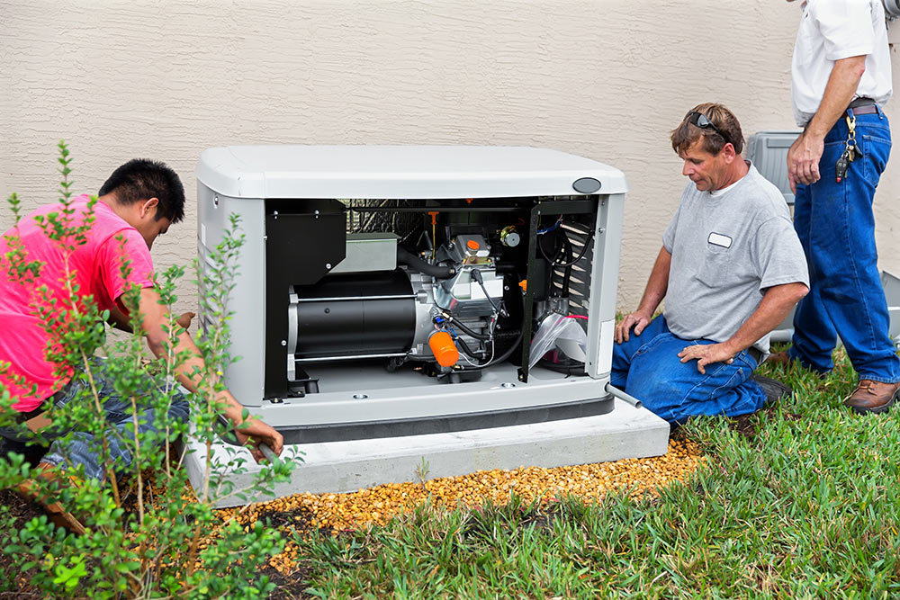 Generator Installers installing a generator in Fort Lauderdale