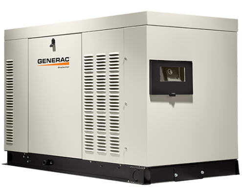 22KW Generac Liquid Cooled Dual Fuel Single or Three Phase 1800RPM Protector Series Generator