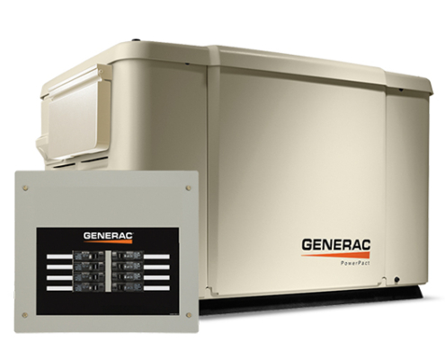 7.5kW Generac Air Cooled Dual Fuel Standby Generator