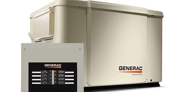 7.5kW Generac Air Cooled Dual Fuel Standby Generator