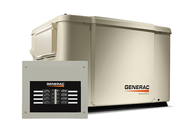 7.5kW Generac Air Cooled Dual Fuel Standby Generator