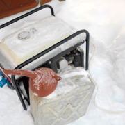Power generator in winter
