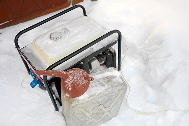 Power generator in winter