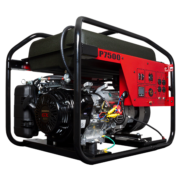 DP7500.jpg Winco 6.5kW DP7500HE-03/A 120/240V 1PH 3600 RPM 17-DYNA Portable Generator