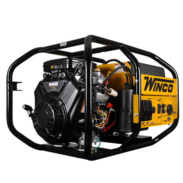 Winco 9.6kW W10000VE-03/B 120/240V 1PH 3600 RPM Portable Generator, 7 Gal Tank - 24010-003