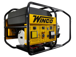 WL22000VE-B.jpg Winco 19kW WL22000VE/A 120/240V 1PH 3600 RPM NEMA 14-50 Panels, 49 State Portable Generator